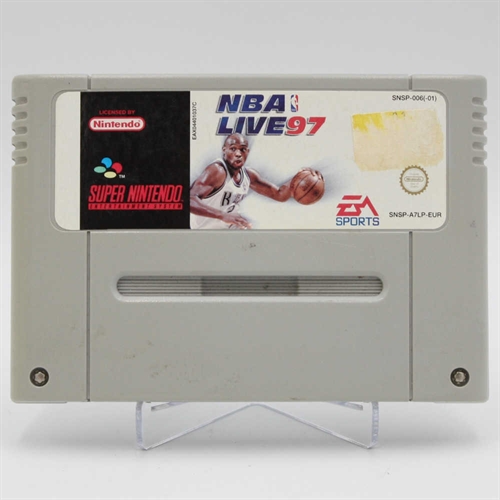 NBA Live 97 - SNES - Cartridge - (EUR) (C Grade) (Genbrug)